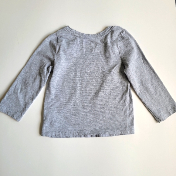 Cat & Jack Toddler Girl Bundle 4 Long Sleeved Graphic Tees size 18M - Picture 9 of 16